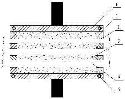 Detachable box-shaped cable sealing device