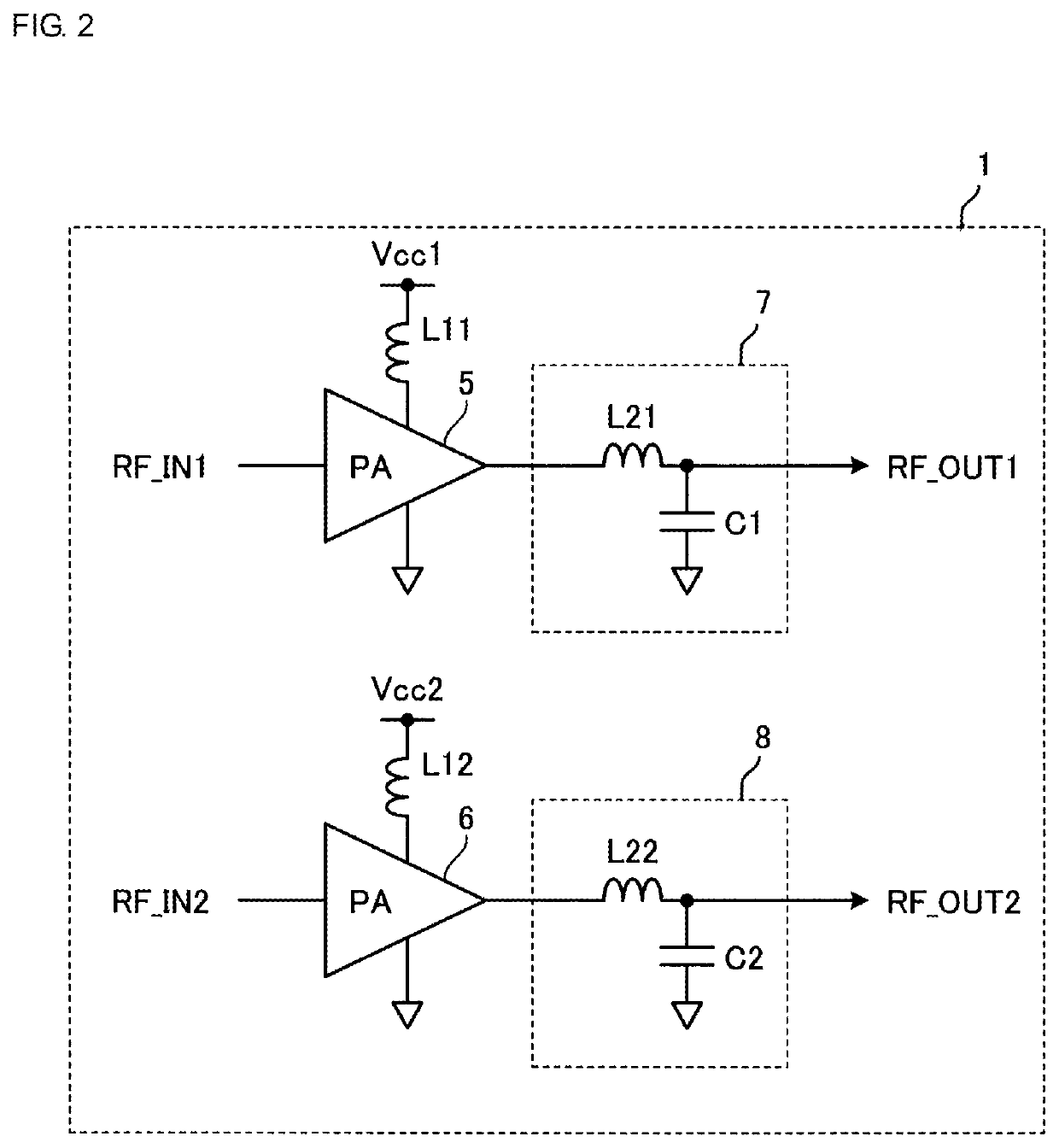 High-frequency front-end circuit