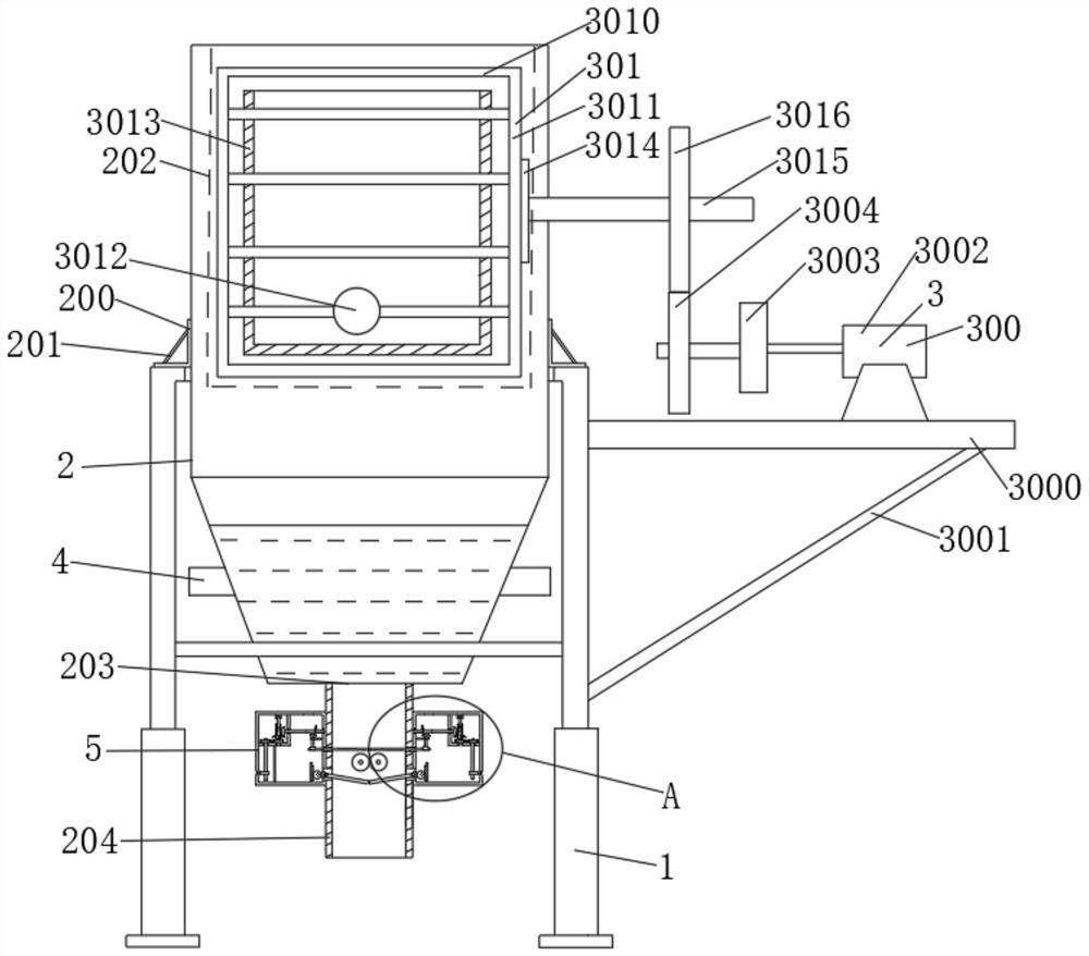 Turnover device for power battery raw material production line