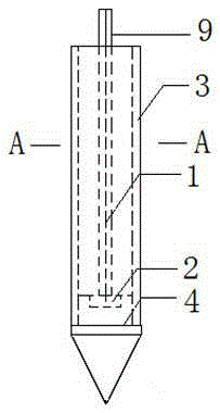 Pipe pile-anchor rod composite foundation capable of bearing pulling and pressing bidirectional loads and construction technology