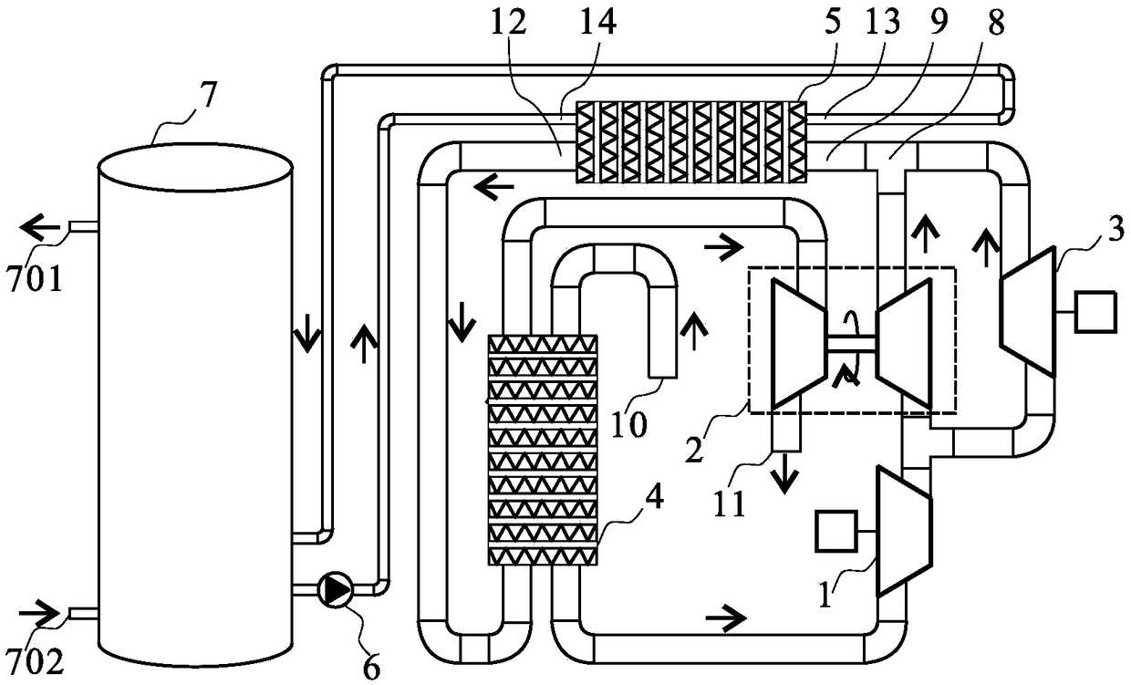 Open-type heat pump water heating device based on air circulation