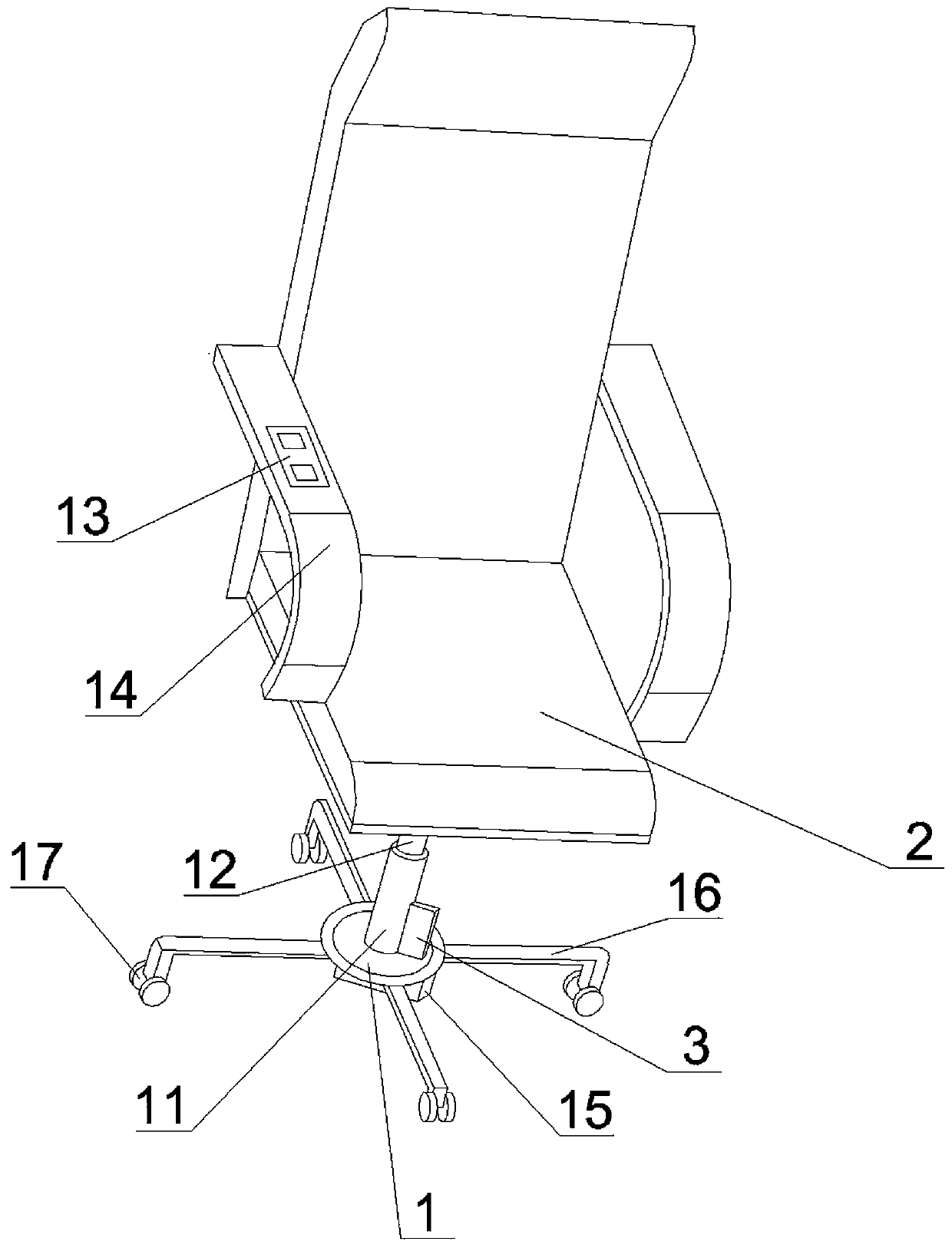 Novel electric lifting chair