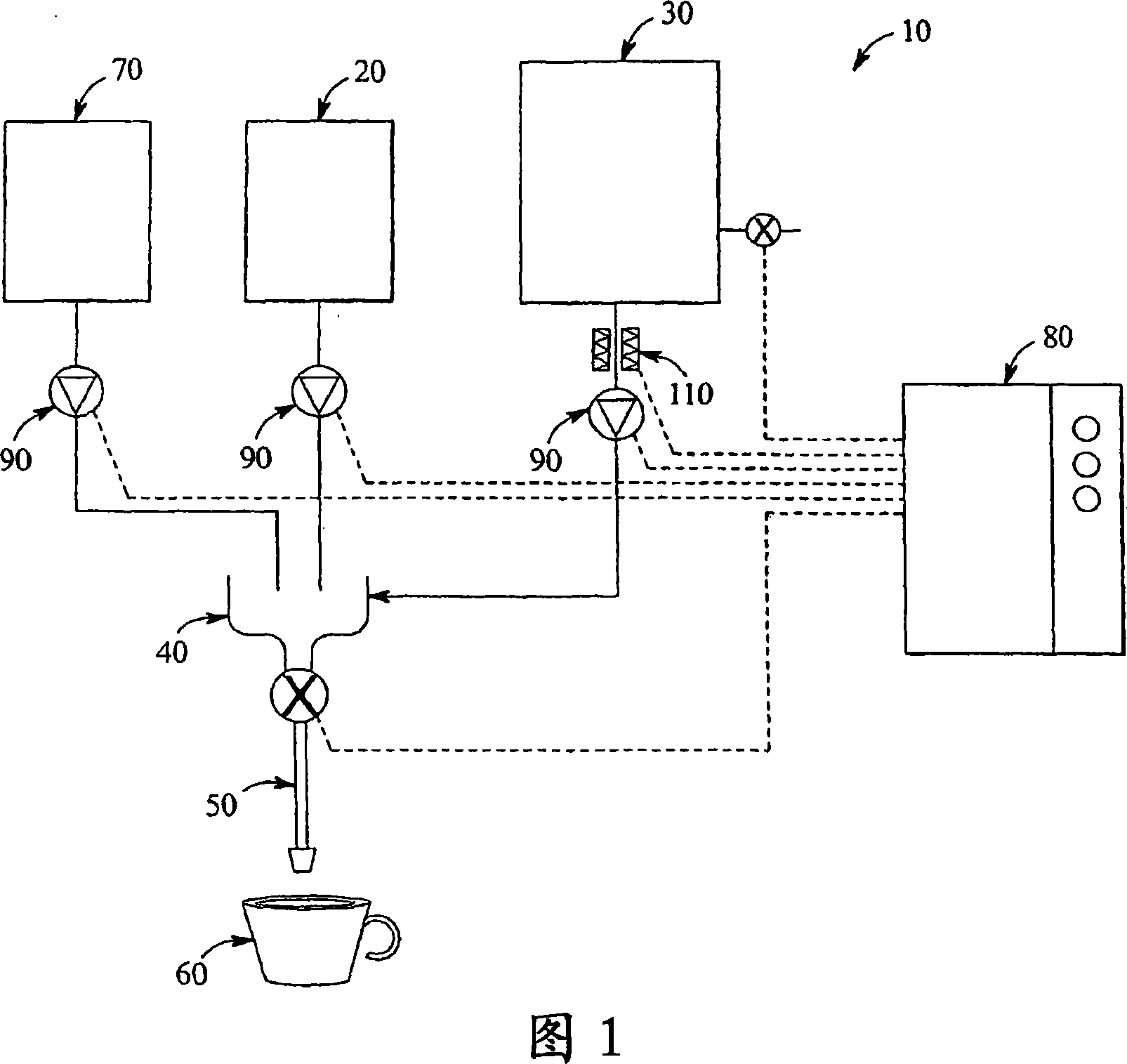 Methods and systems for delivering foamed beverages from liquid concentrates through a dispenser machine