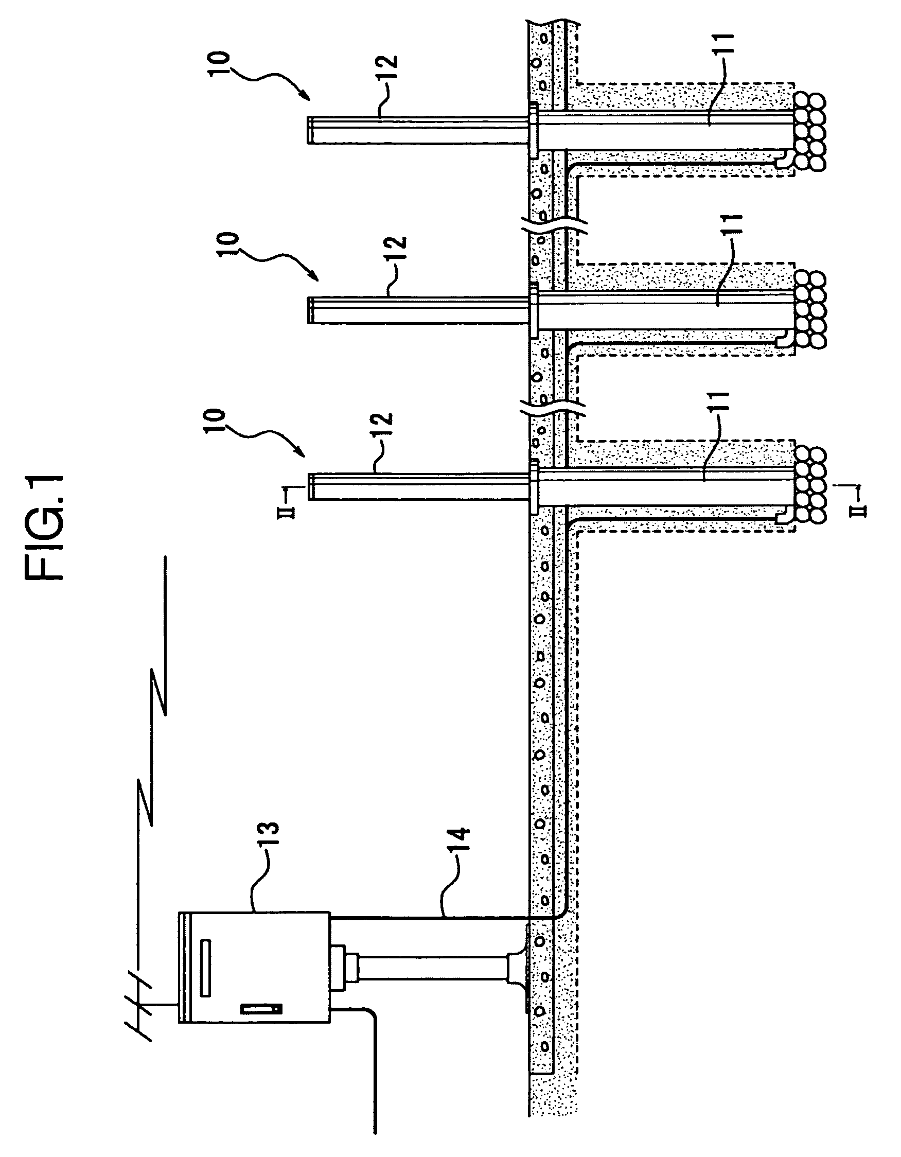 Lifting pole apparatus for traffic control