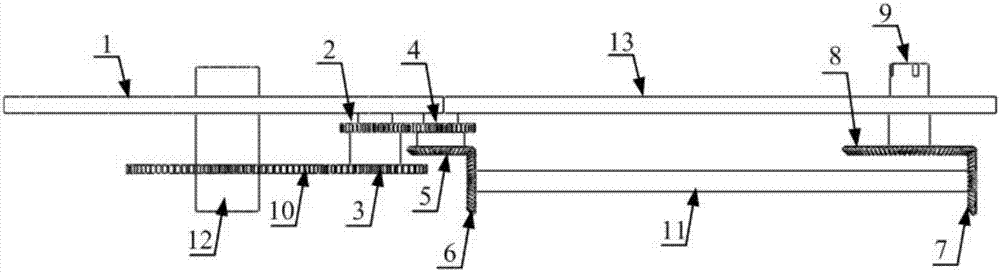 Synchronous rotation mechanism of galloping calibration device