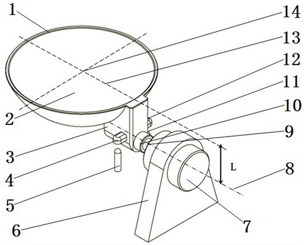 Pan shaking method driven by rotary torque