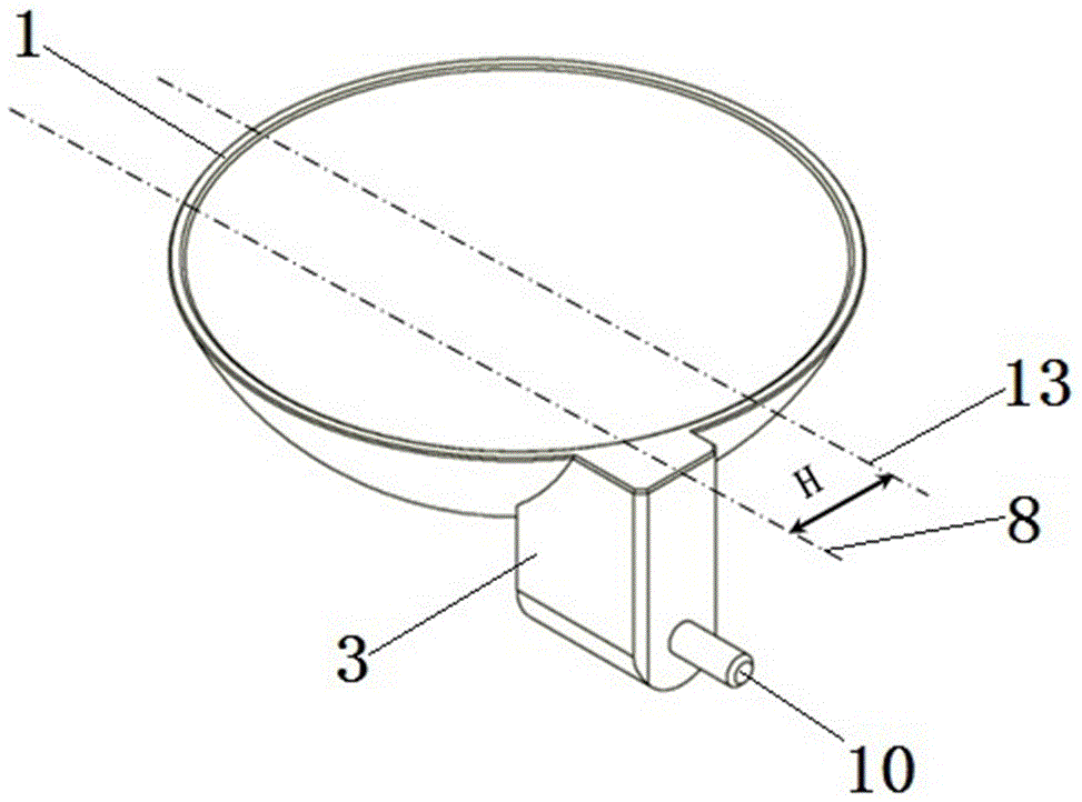 Pan shaking method driven by rotary torque