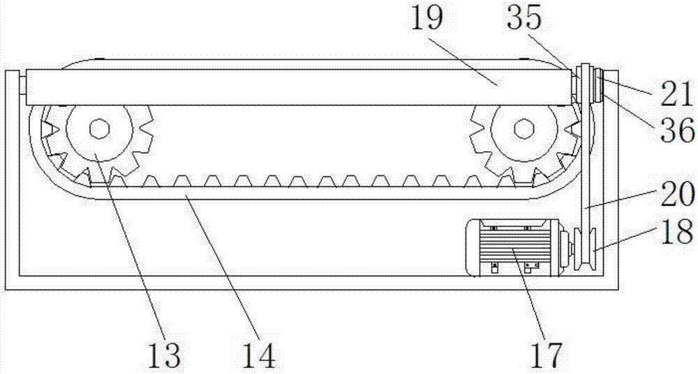 Deburring device for metal plate