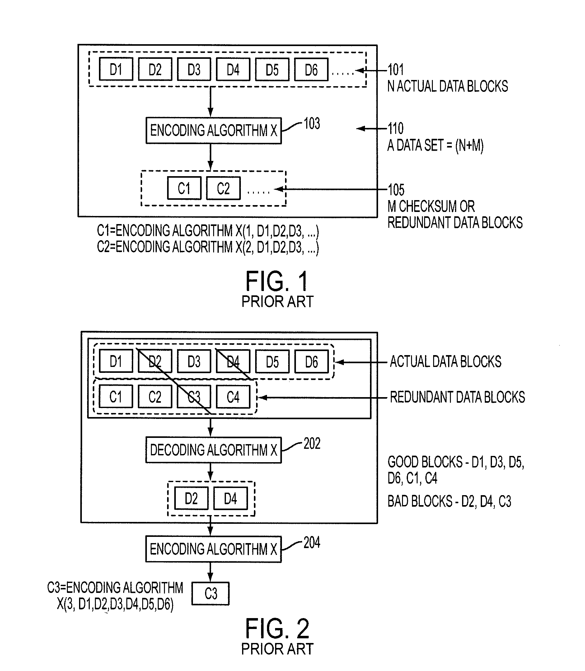 Method for erasure coding data across a plurality of data stores in a network