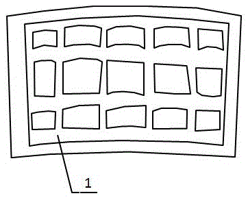 Skeleton structure for quickly opening equipment