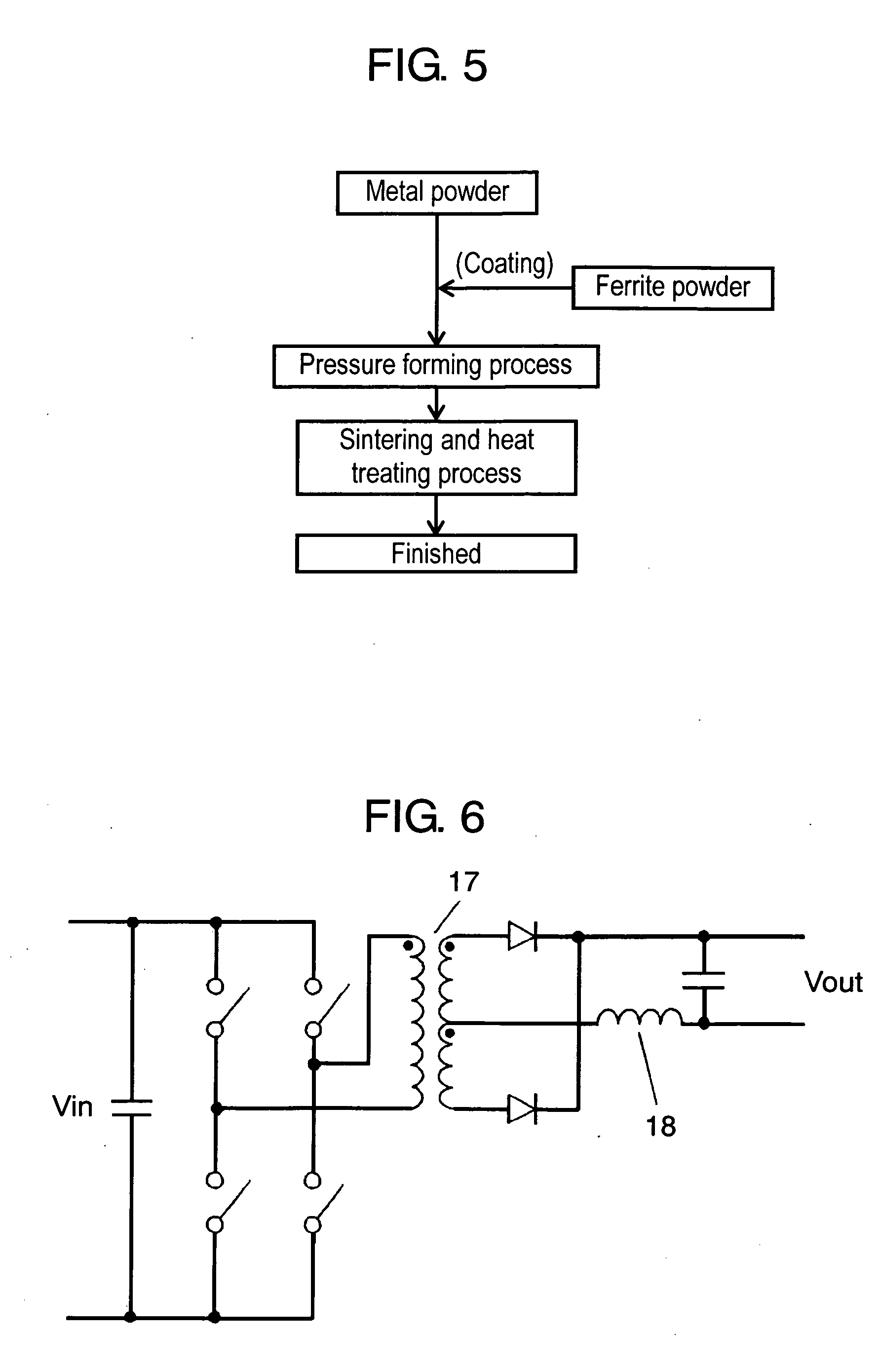 Composite sintered magnetic material, its manufacturing method, and magnetic element using composite sintered magnetic material