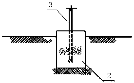 Construction method of wire mesh enclosing wall