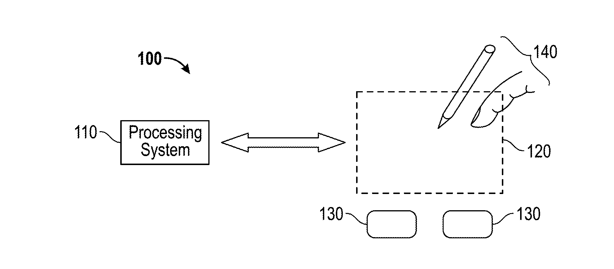 Device and method for localized force sensing