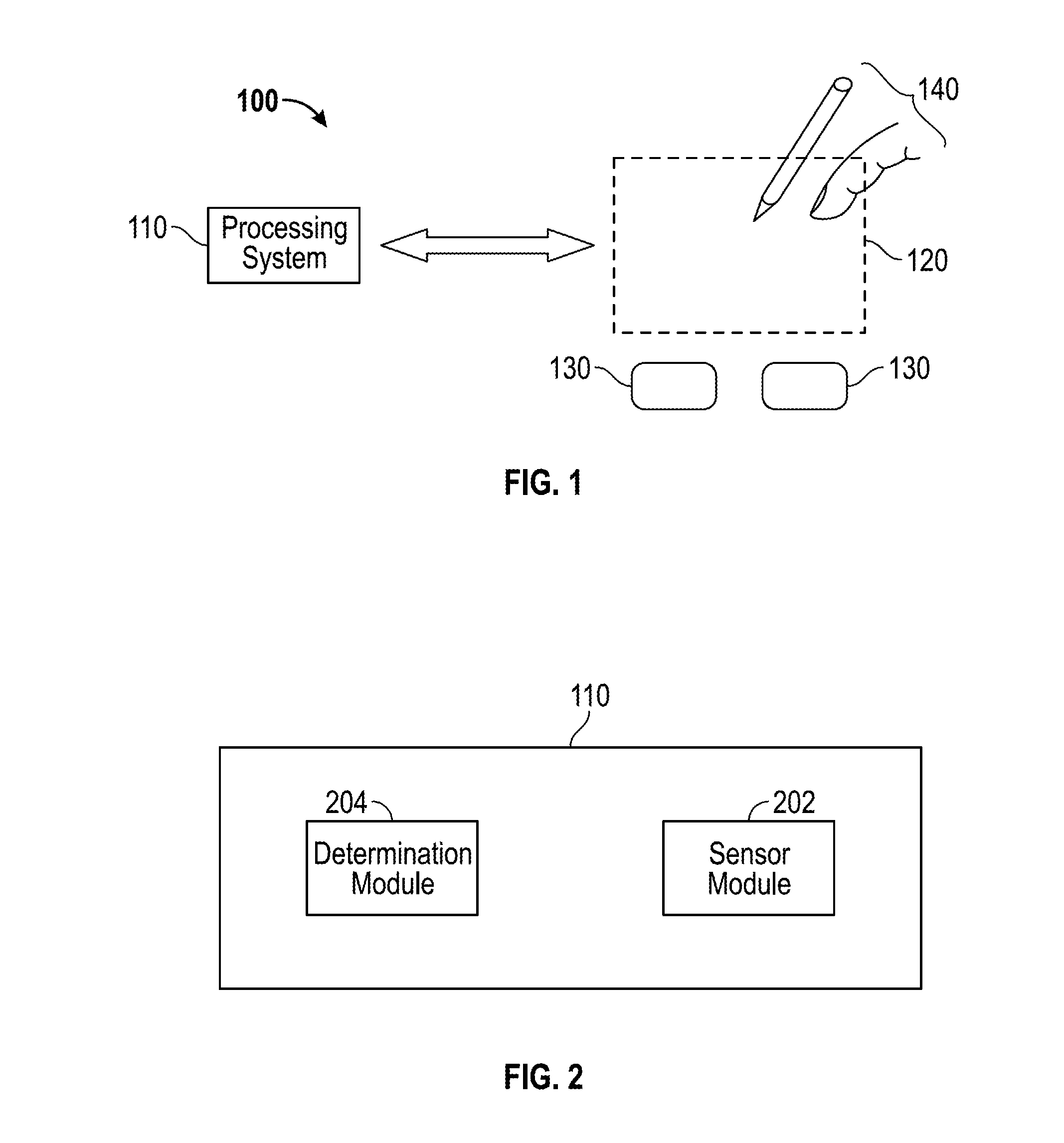 Device and method for localized force sensing