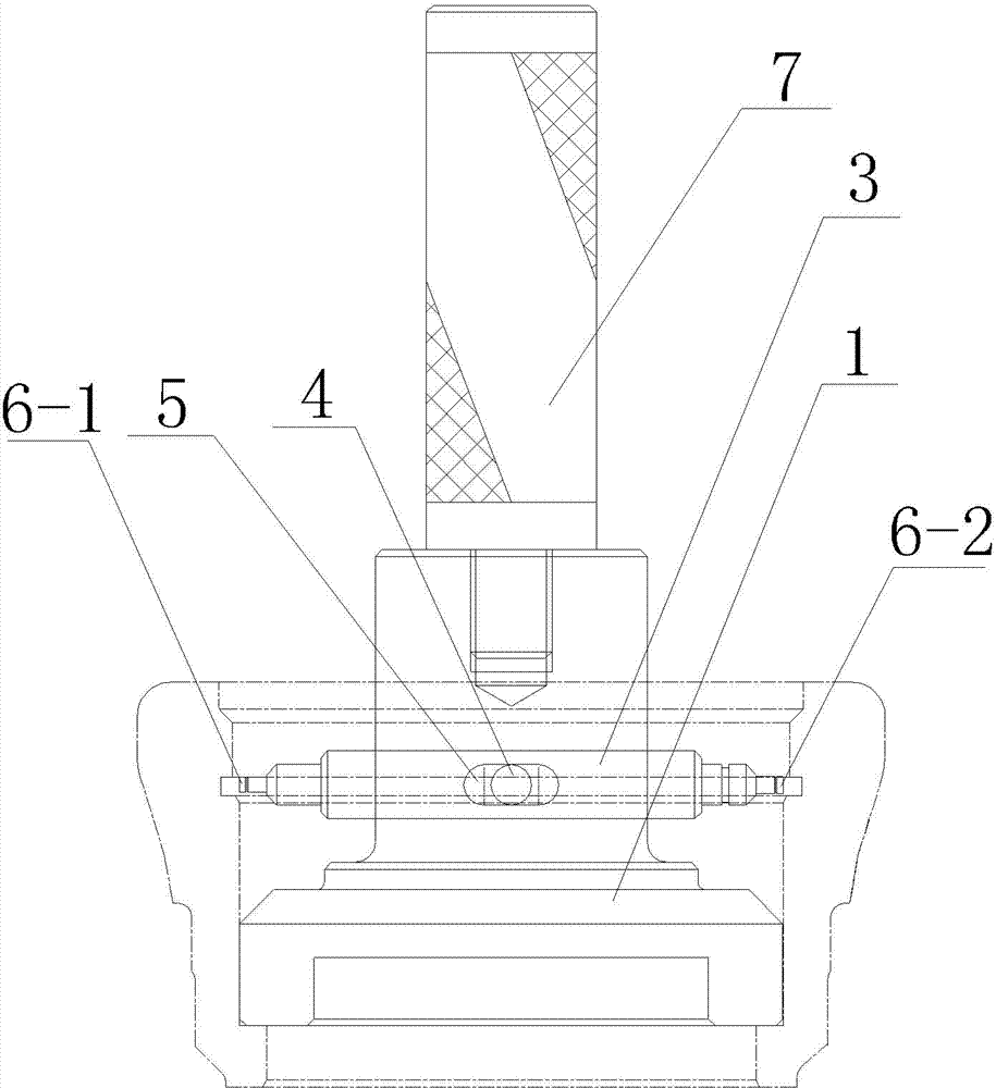 Width measuring tool for groove in hole