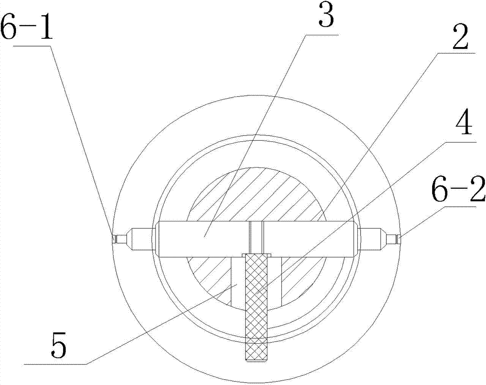 Width measuring tool for groove in hole
