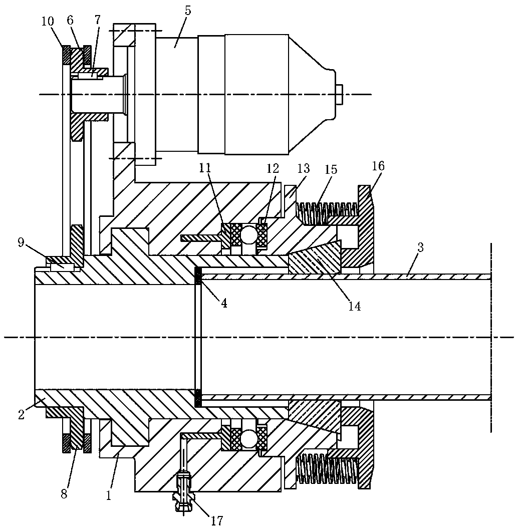 Casing installation device for casing drilling rig