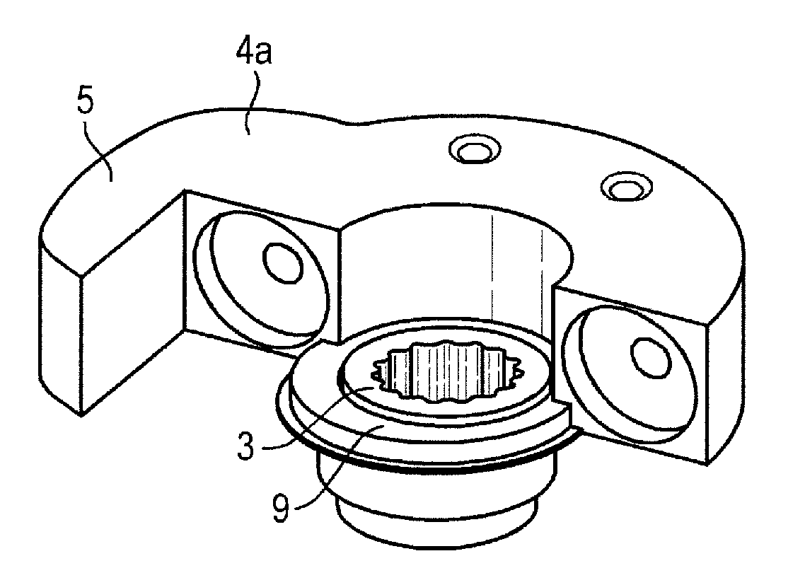 Rotating door which is driven so as to be swivelable around a pivot