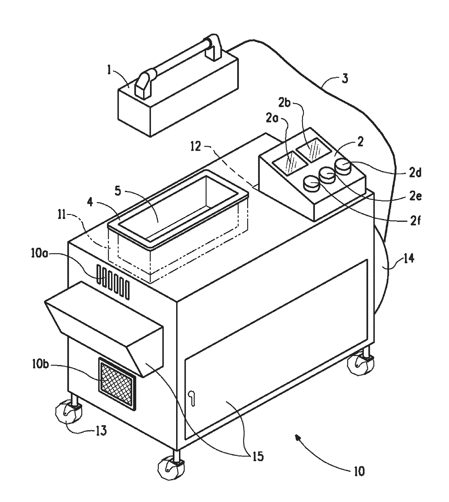 Mobile UVA curing system and method for collision and cosmetic repair of vehicles