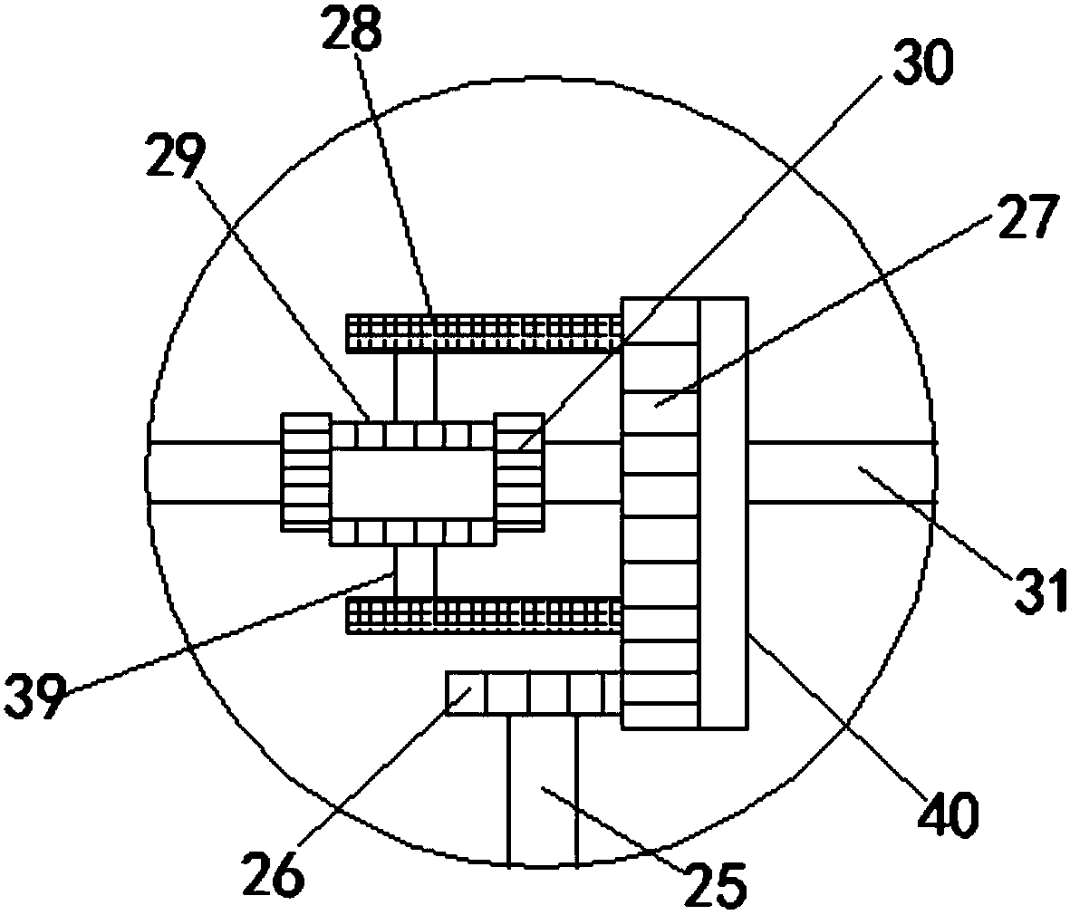 Motor gearbox capable of achieving automatic control and adjustment