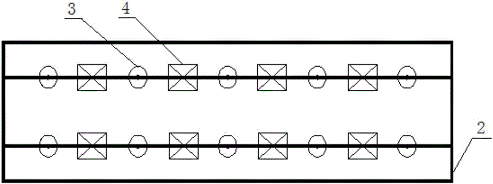 Glass fiber drying treatment device