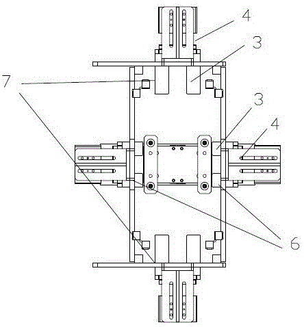 Box lowering method of box packing machine