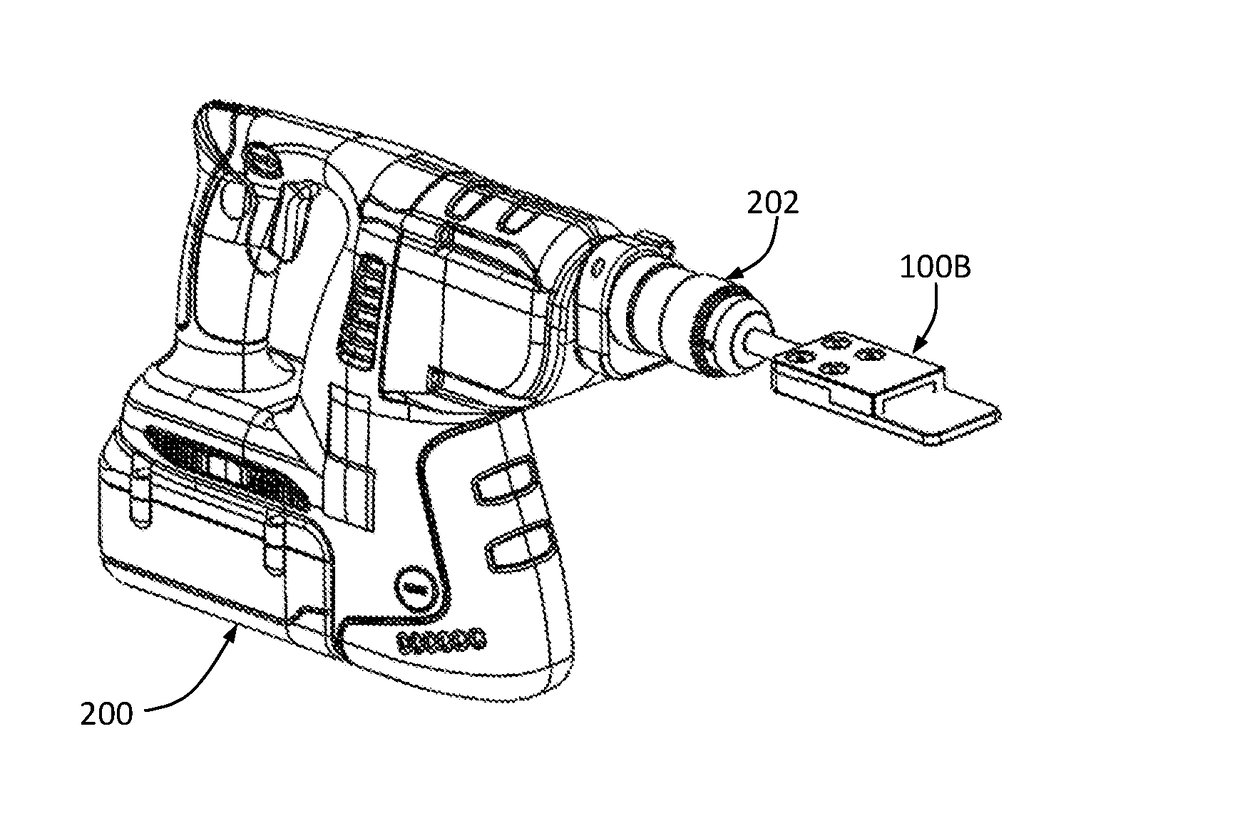 Hammer drill adaptors and methods of use