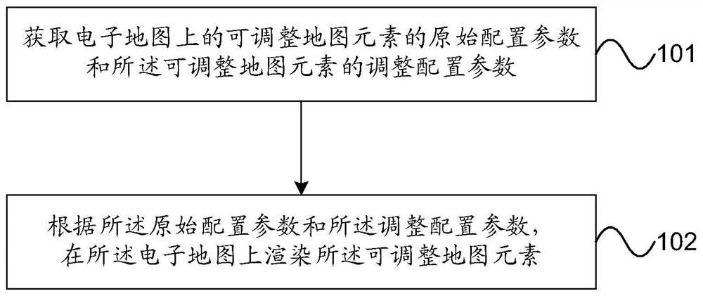 Map element adjustment method, device, equipment and computer-readable storage medium