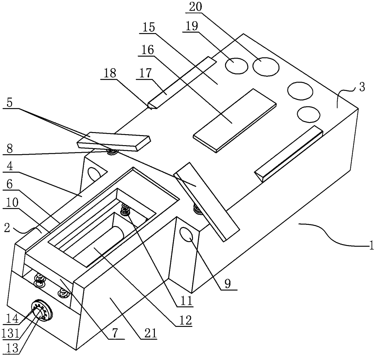 Integrated fixture and welding method for 5G SFP package type optical transceiver module