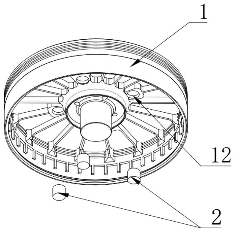 Motor rotation locking system