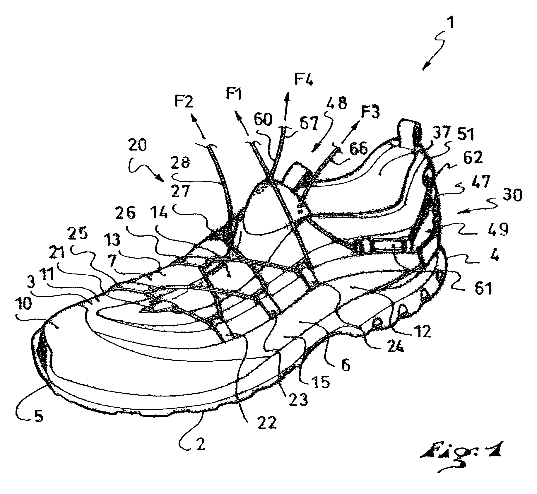 Footwear with improved heel support