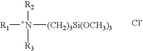 Clathrates of an organosilane quaternary ammonium compound and urea and methods of use