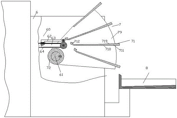 Printer device with rotary type tray