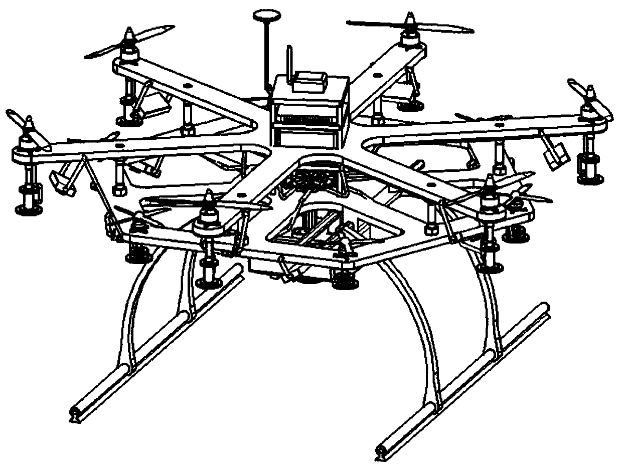 Unmanned aerial vehicle variable-quantity accurate pesticide applying system and method