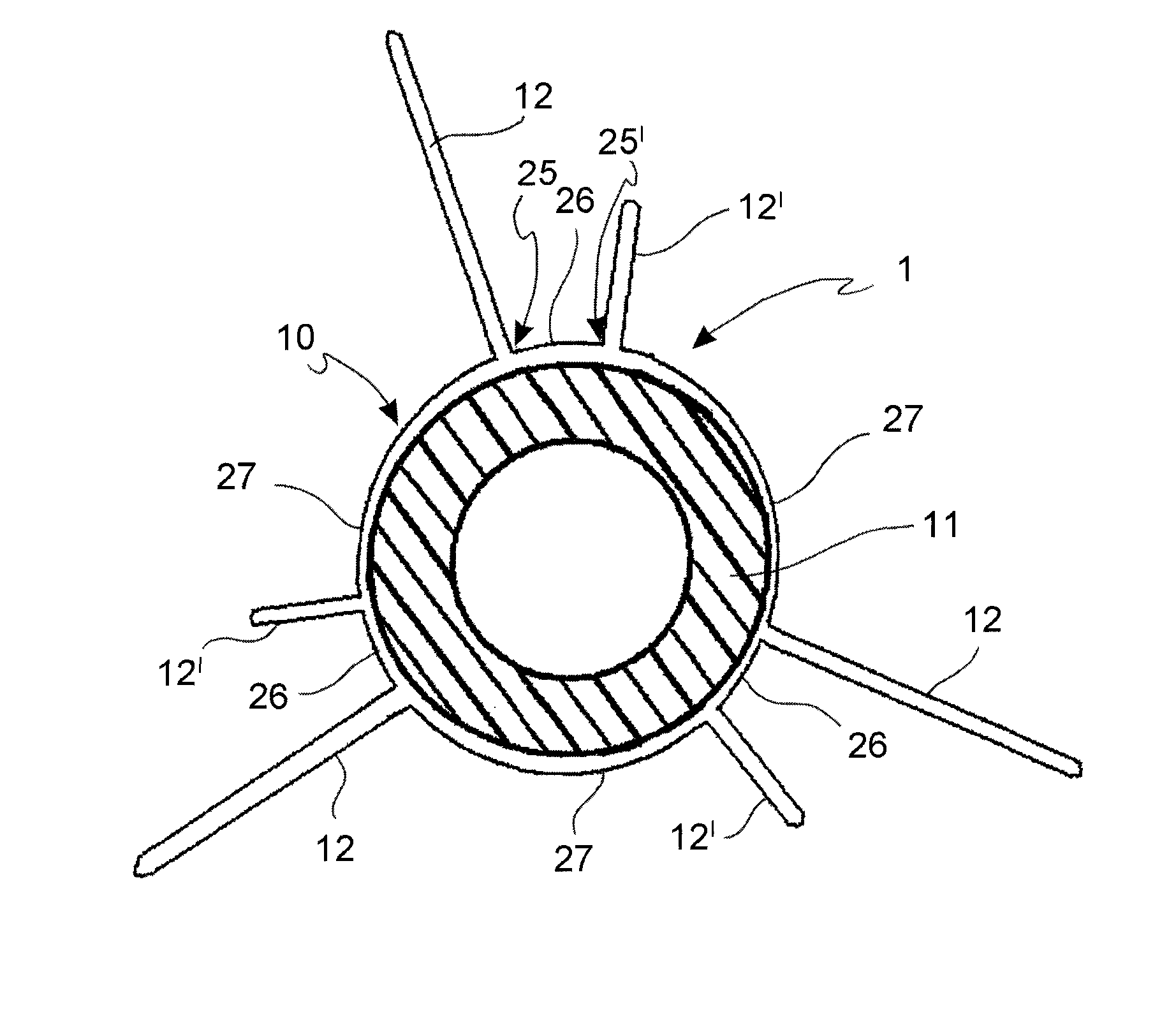 Drug eluting balloon for the treatment of stenosis and method of manufacturing the balloon