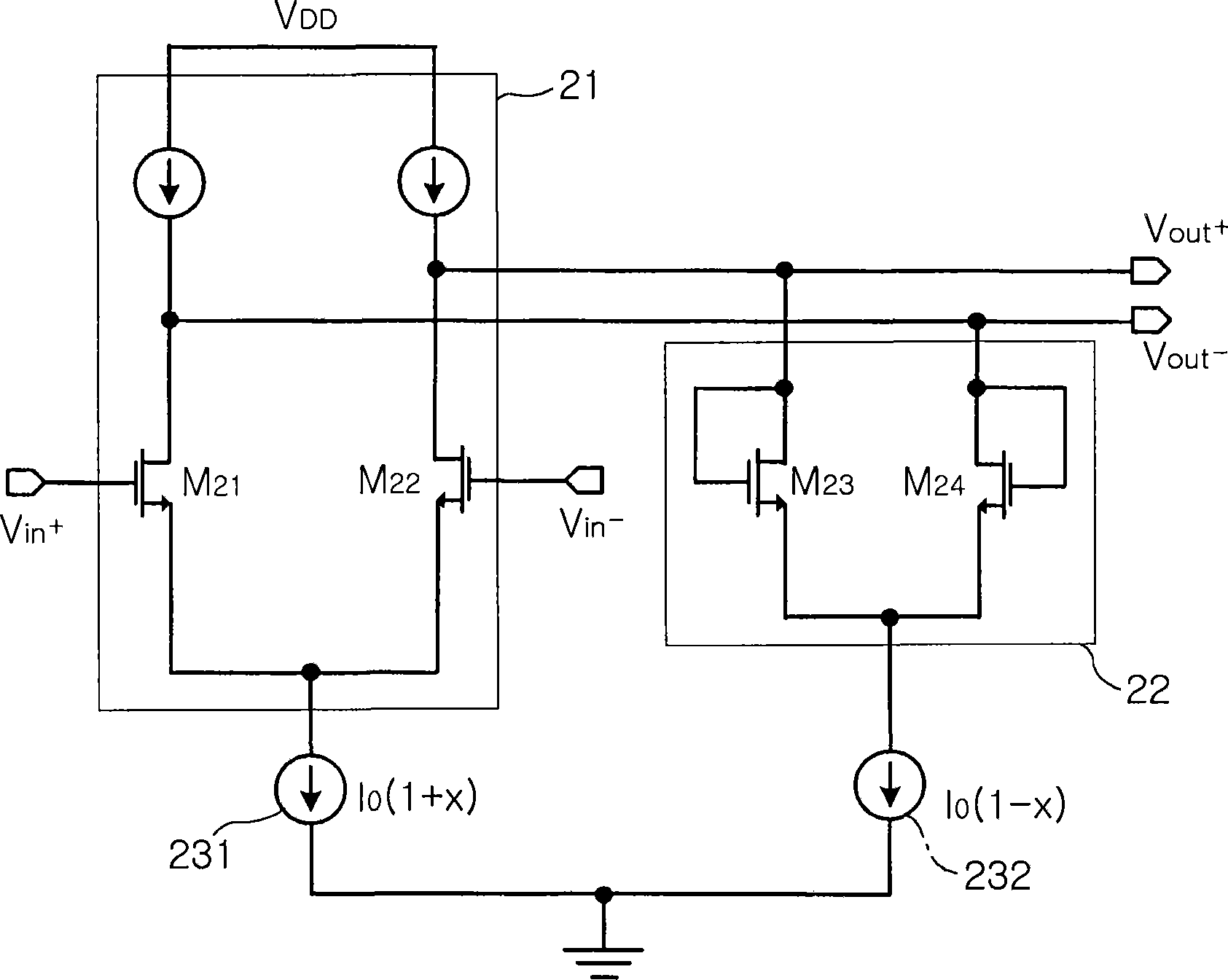 Variable gain amplifier having wide gain variation and wide bandwidth