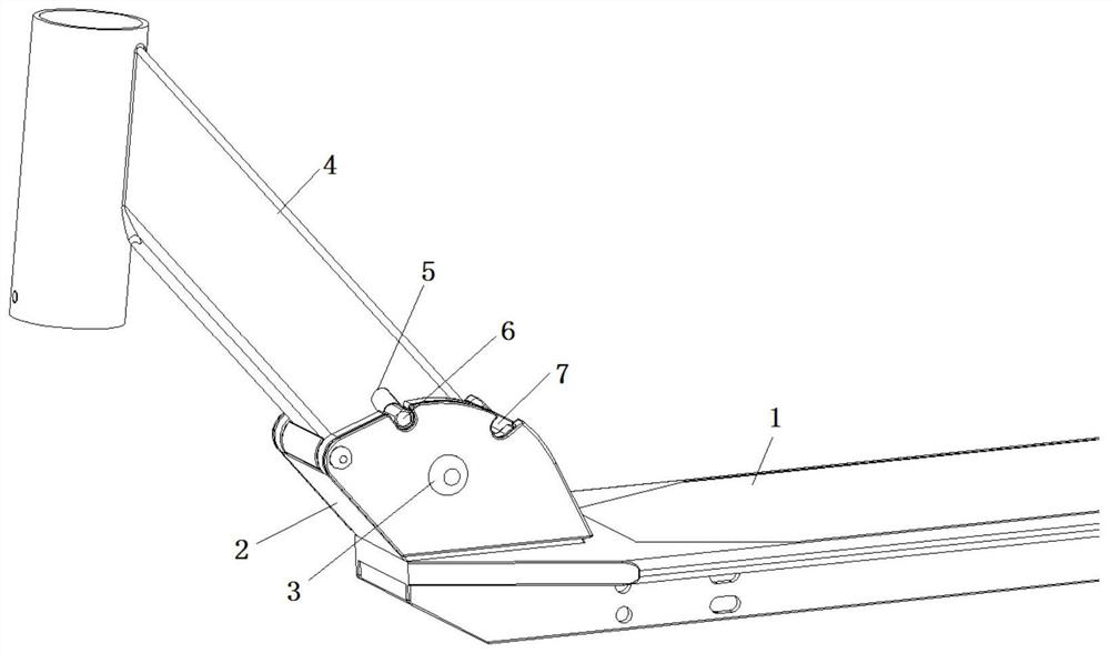 Folding mechanism of scooter