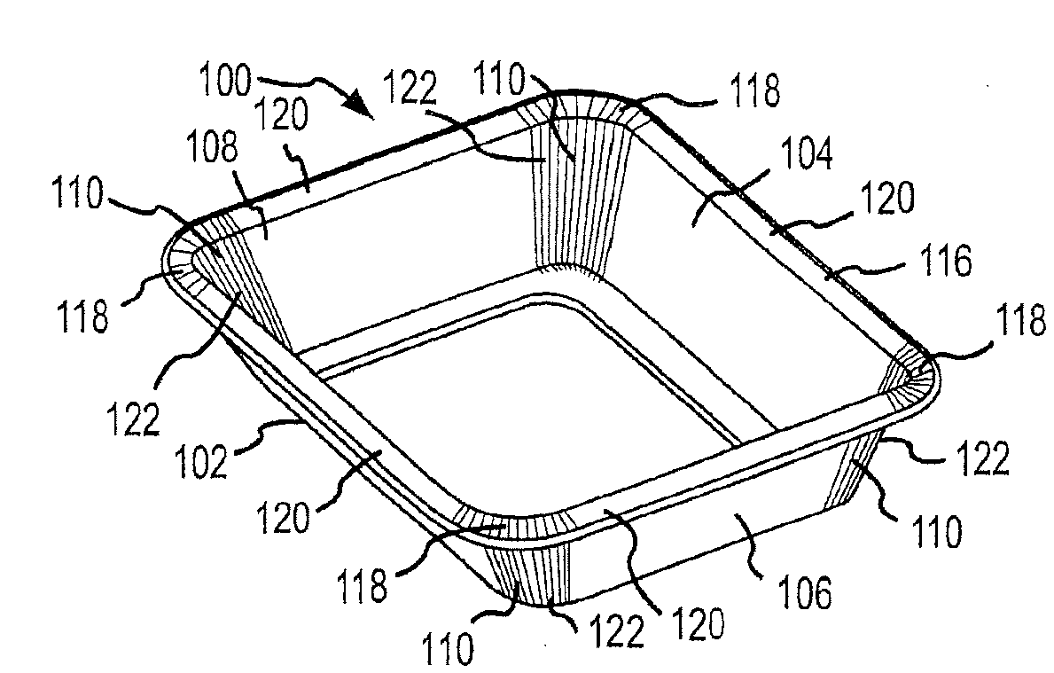 Container having a rim or other feature encapsulated by or formed from injection-molded material