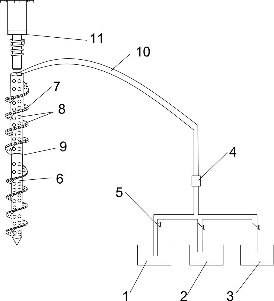 Recyclable screw-in anchor rod-microorganism grouting reinforcement device and method