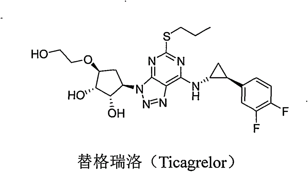 Preparing method for ticagrelor intermediate 4,6-dichloro-2-tri-sulfydryl-5-aminopyrimidine