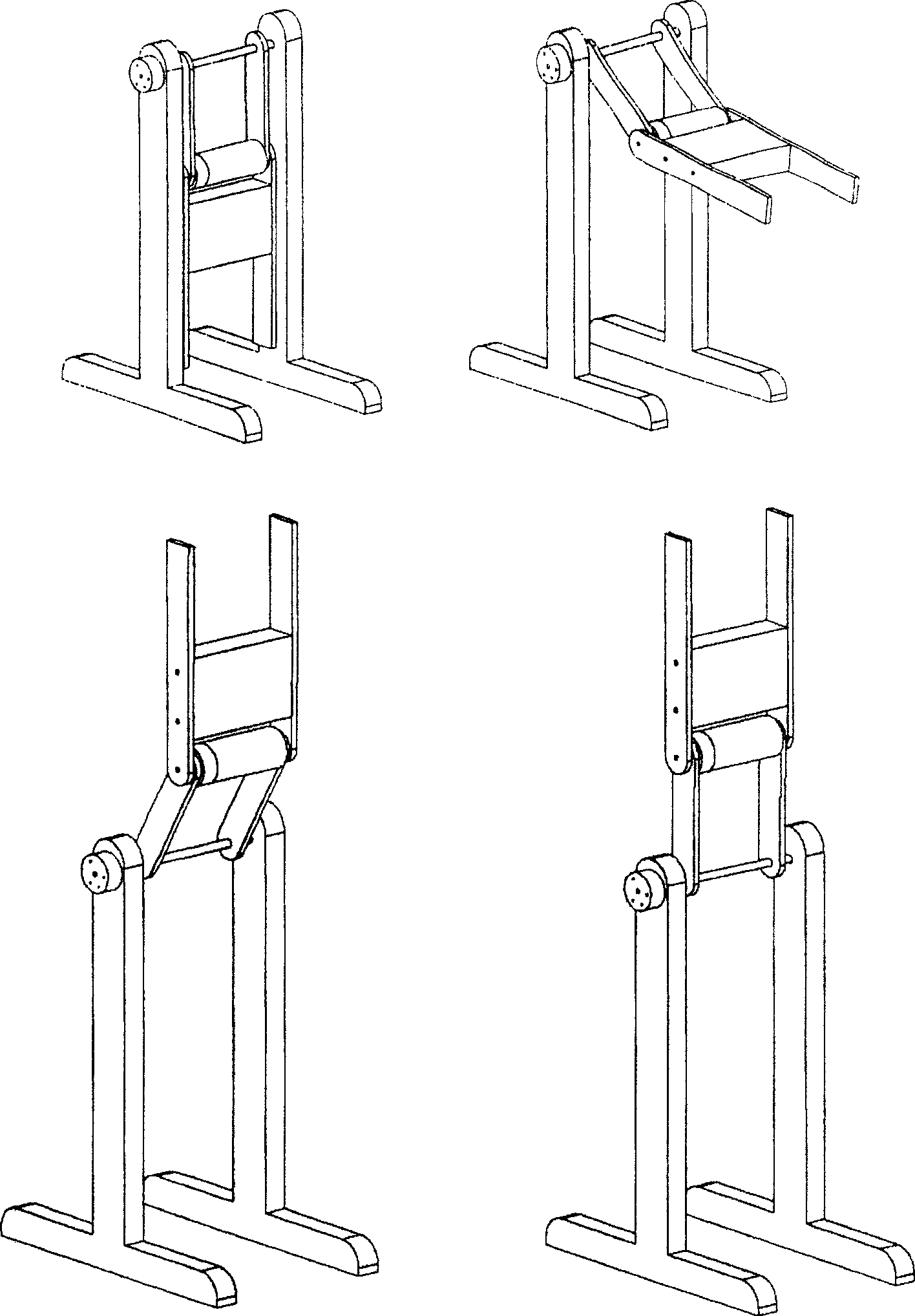 System and method of gymnastic robot