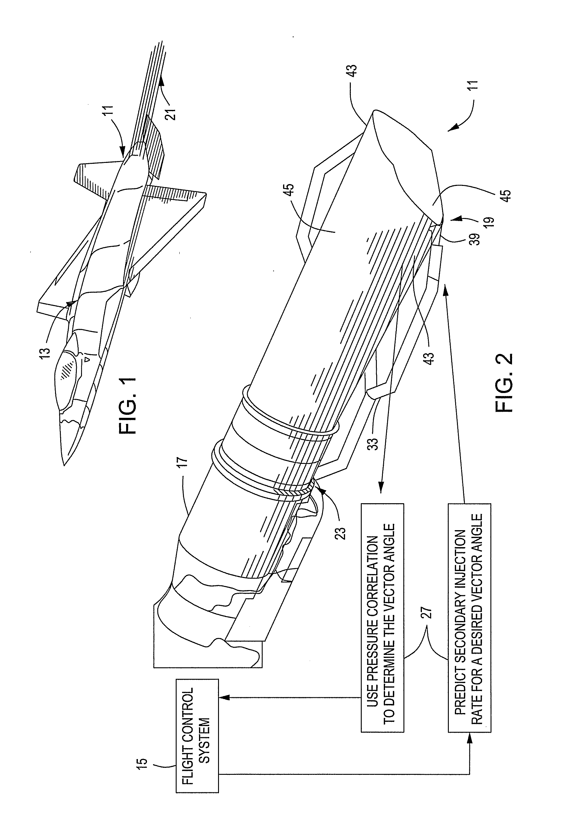 System, method, and apparatus for control input prediction and state verification of fluidic vectoring exhaust in high performance aircraft