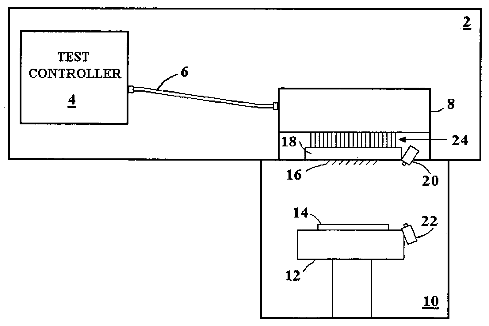 Method and apparatus for remotely buffering test channels