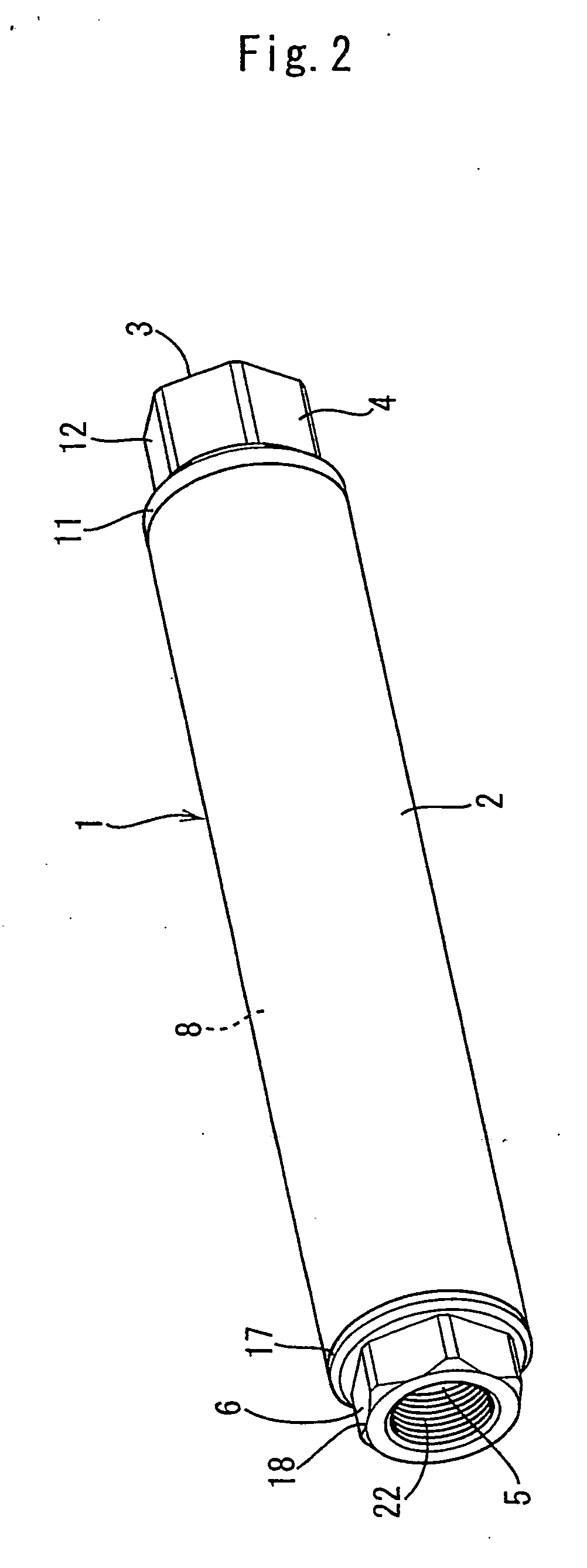 Fluid delivery tube structural body