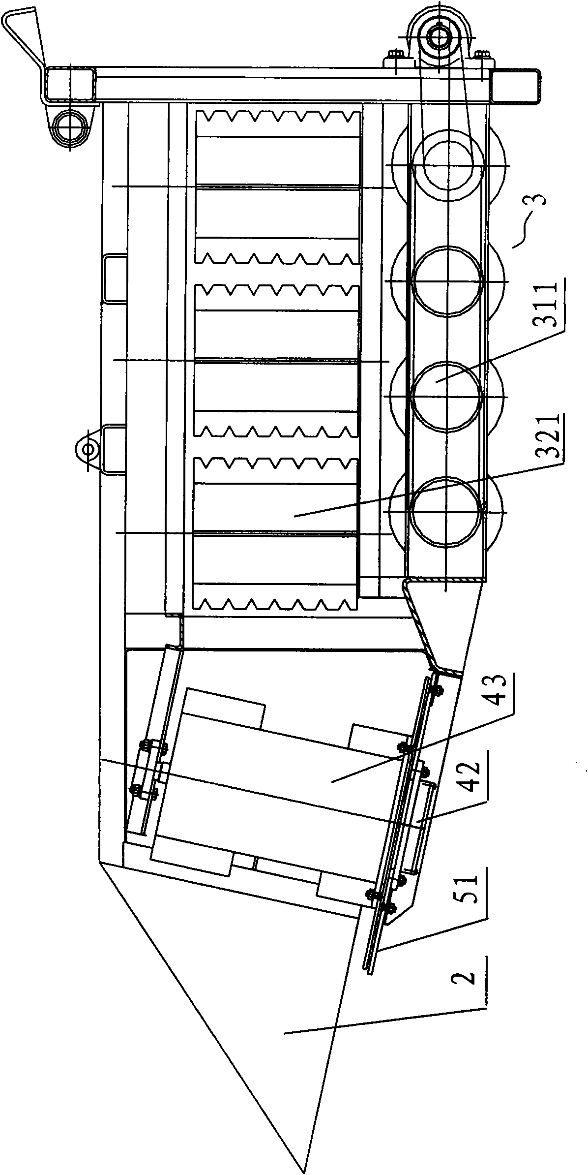 Energy forest harvesting platform