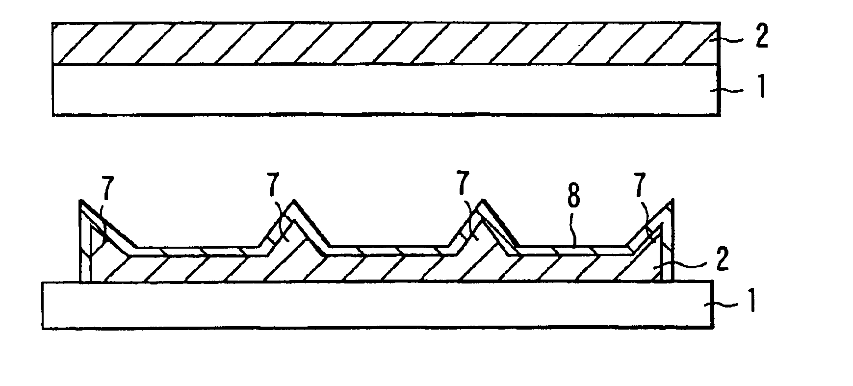 Method of forming a projection electrode