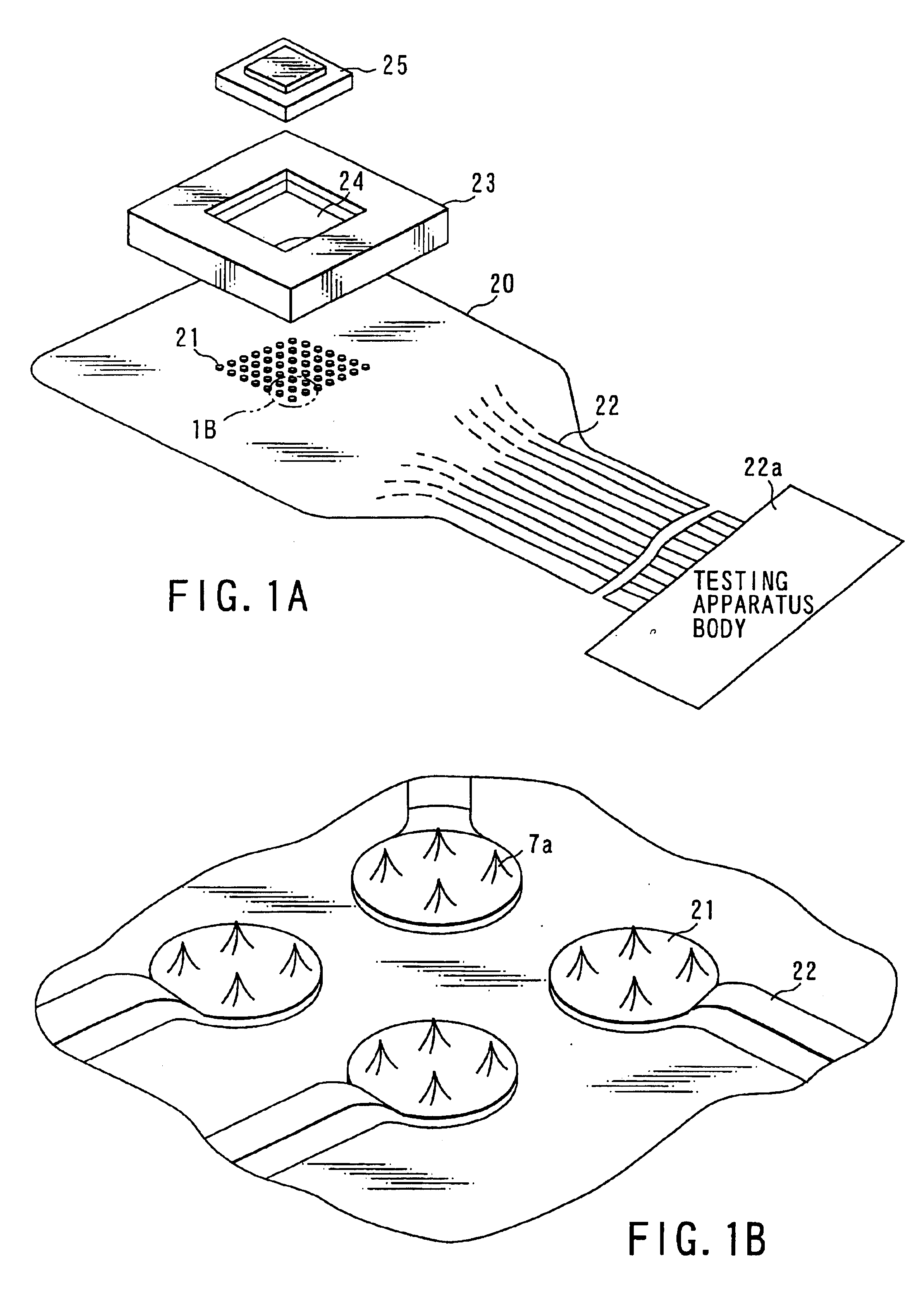 Method of forming a projection electrode