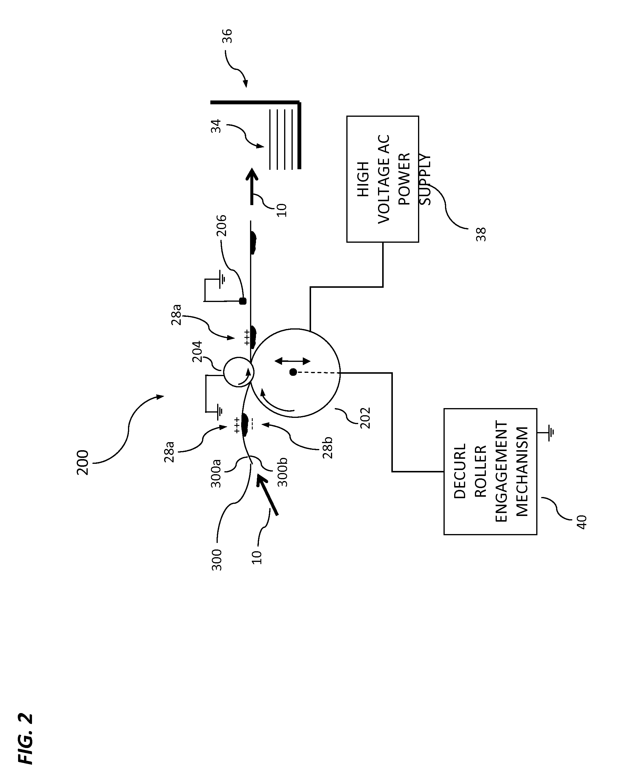 Concurrently removing sheet charge and curl