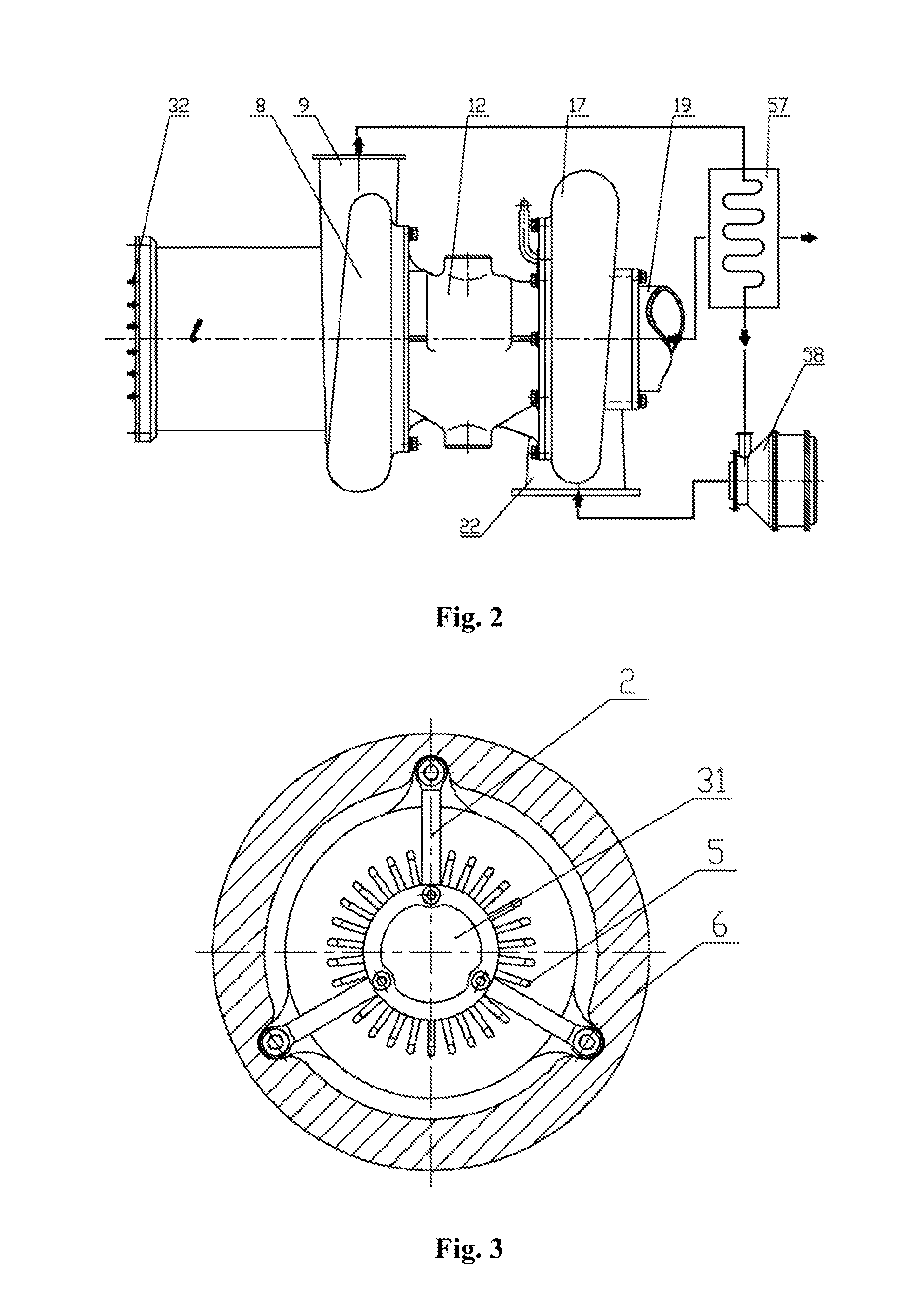 Solar-energy heat power-generating system and thermoelectric conversion device thereof
