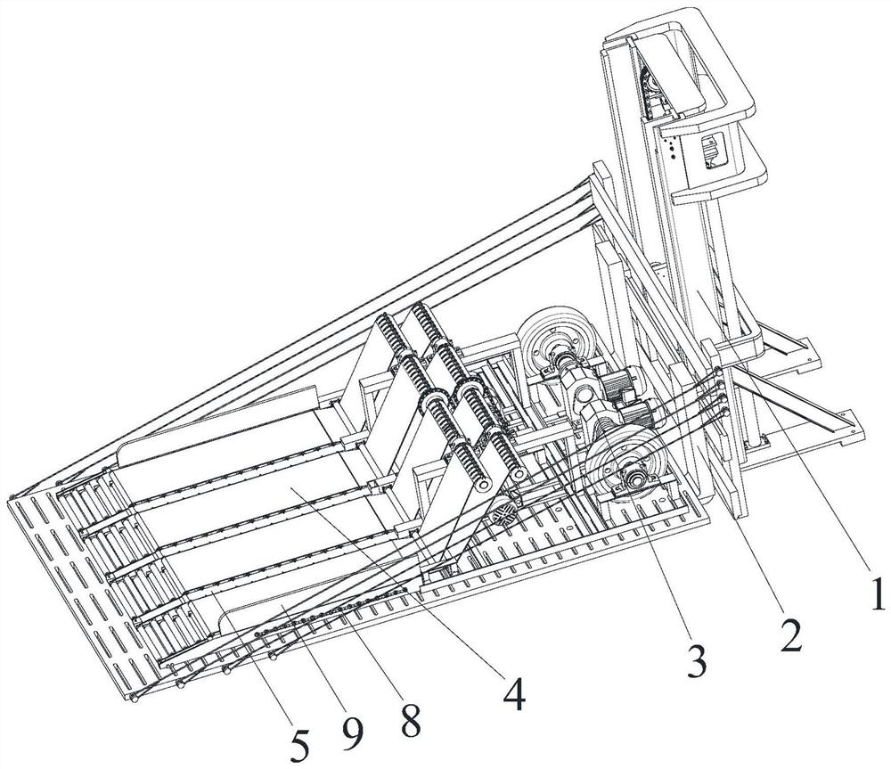 Bagged cargo loading robot for van